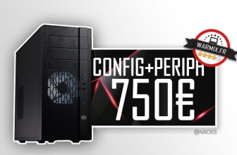 PC Gamer TOUT COMPRIS milieu de gamme 750€ – 2017