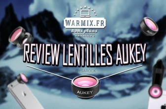 Review/Test du Set 3 en 1 de lentilles pour Smartphone AUKEY ! – 13 €