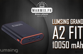 Test & Review : la batterie Grand A2 Fit 10050 mAh de chez Lumsing ! – Avis 2017