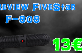 Review de l’enceinte bluetooth Fivestar F-808 – 2016
