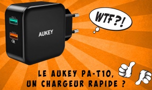 chargeur rapide Aukey PA-T10