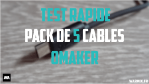 Câbles omaker pack 5 cables pas cher
