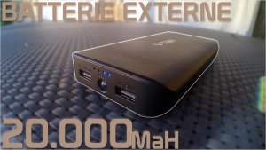 avis test review unboxing Batterie portable VTIN 20000mAh miniature